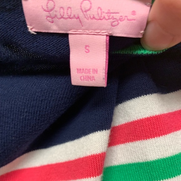 LILLY PULITZER Maria Boat Neck Sweater Striped S - Picture 5 of 6